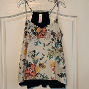 Candie’s Floral Blouse/Tank Top